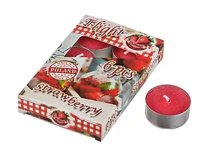 Набор плавающих свечей Клубника (6 шт) (348-481) 2501887