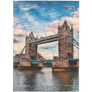 Книга для записей А4 120л кл. "В фокусе" 7БЦ, мат.ламинация, выб.лак