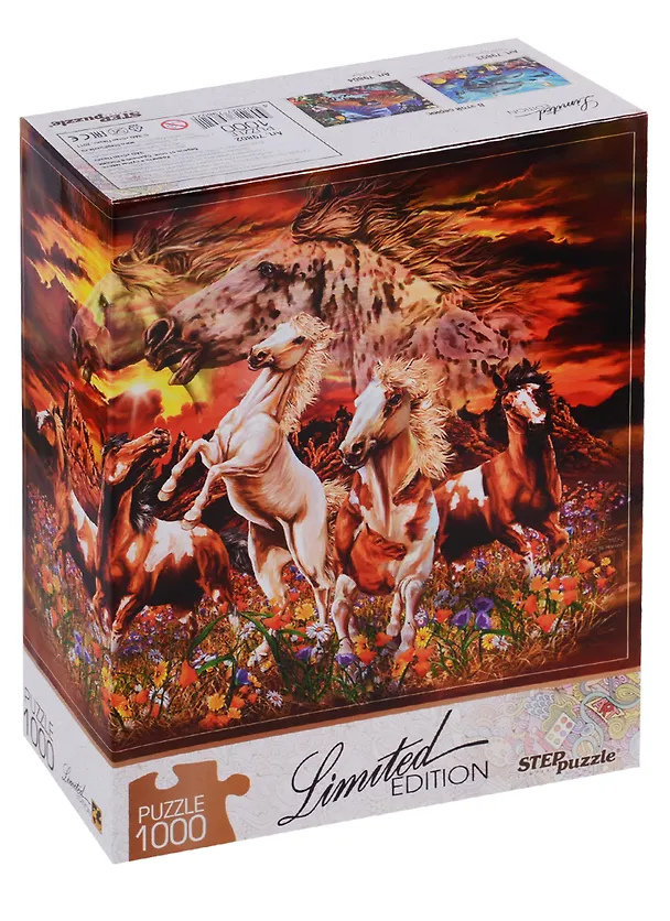 Пазл Найди 16 лошадей (Limited Edition) Step puzzle 1000 эл.,68*48см.. 79802 2626427 — 1