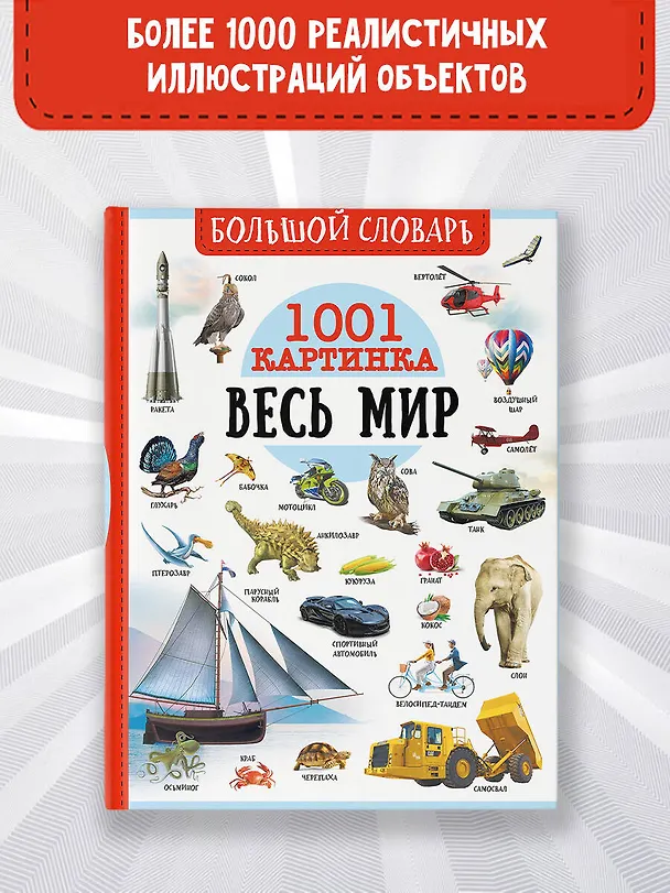Книга Большой словарь. Весь мир. 1001 картинка (Вячеслав Лиско, Анна Спектор, Дмитрий Медведев) — 6