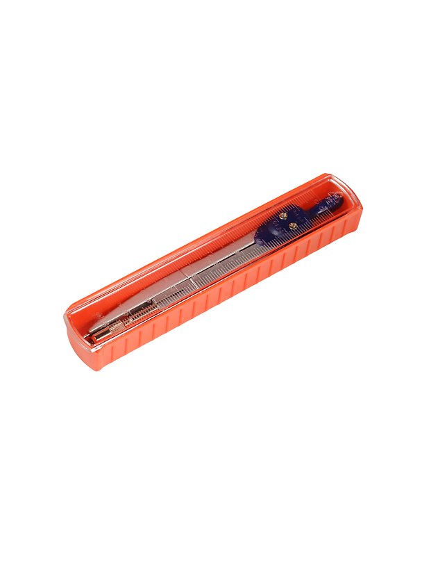 Циркуль школьный 125 мм, с линейкой, School-Max 240284 — 1