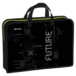 Папка для тетрадей А4 "FutureX" пластик, текст.ручки