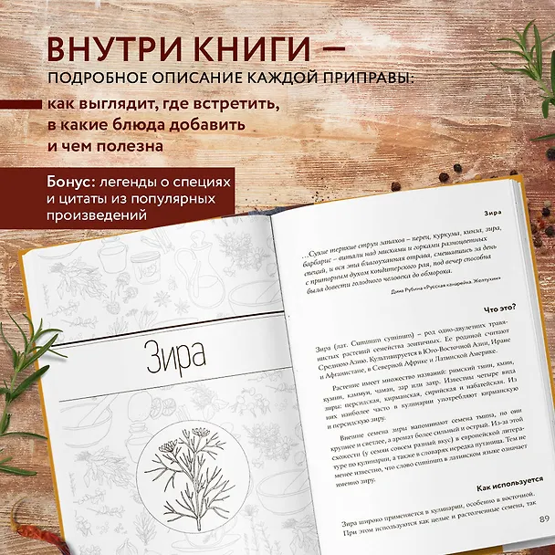 Книга Энциклопедия специй от А до Я (книга с закрашенным обрезом) (Ефим Кундель) — 7