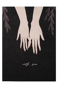 Открытка одинарная "with you"