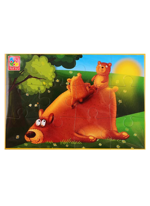 Мягкие пазлы А5 Vladi Toys Медвежата 2789776 — 1