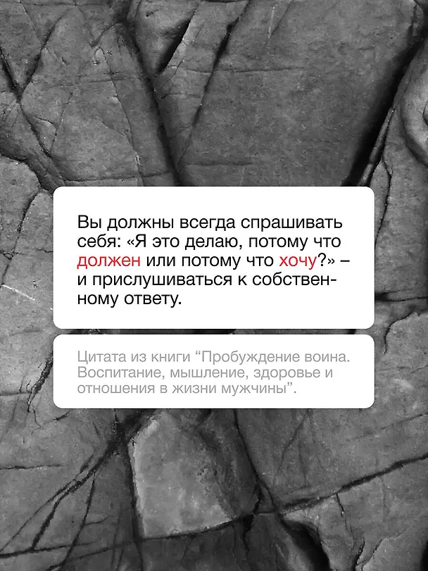 Книга Пробуждение воина. Воспитание, мышление, здоровье и отношения в жизни мужчины (Дэвид Лазба) — 7