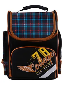 Ранец школьный "College" 38*34*21, жестк.спинка, влагонепрониц.полиэстер, вентил.эргоном.спинка, уплотн.лямки, светоотраж.элементы, карман-органайзер