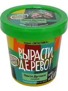 Набор для выращивания растений, Вырасти, Дерево! Пихта Дугласа голубая zk-069
