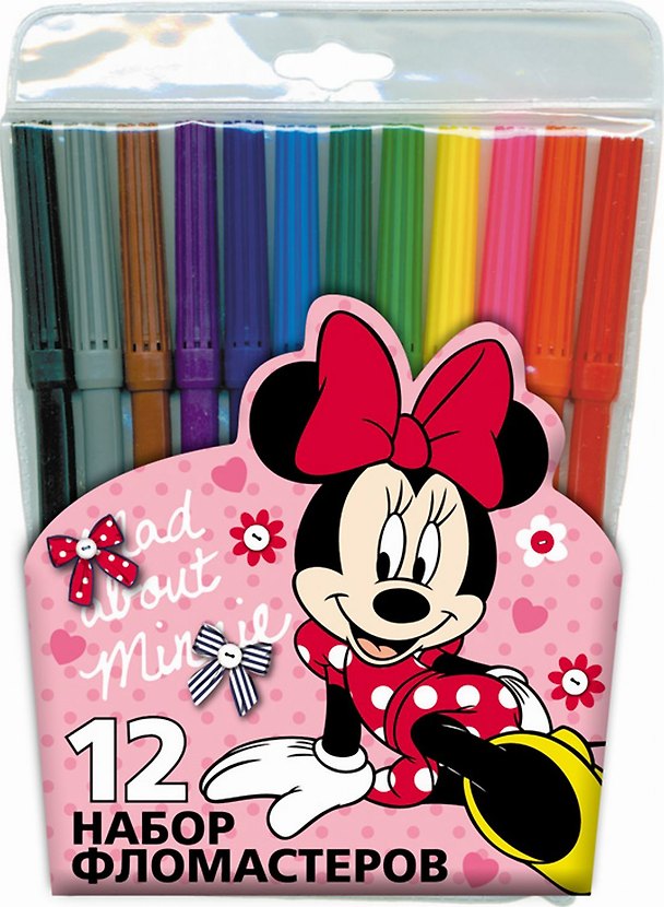 Фломастеры 12цв "Miss Minnie", Disney 228329 — 1