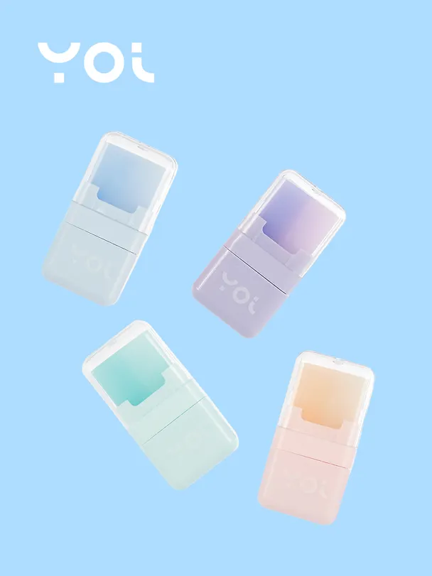 Ластик «Pastel», Yoi, собиратель стружки, в ассортименте 3042254 — 2