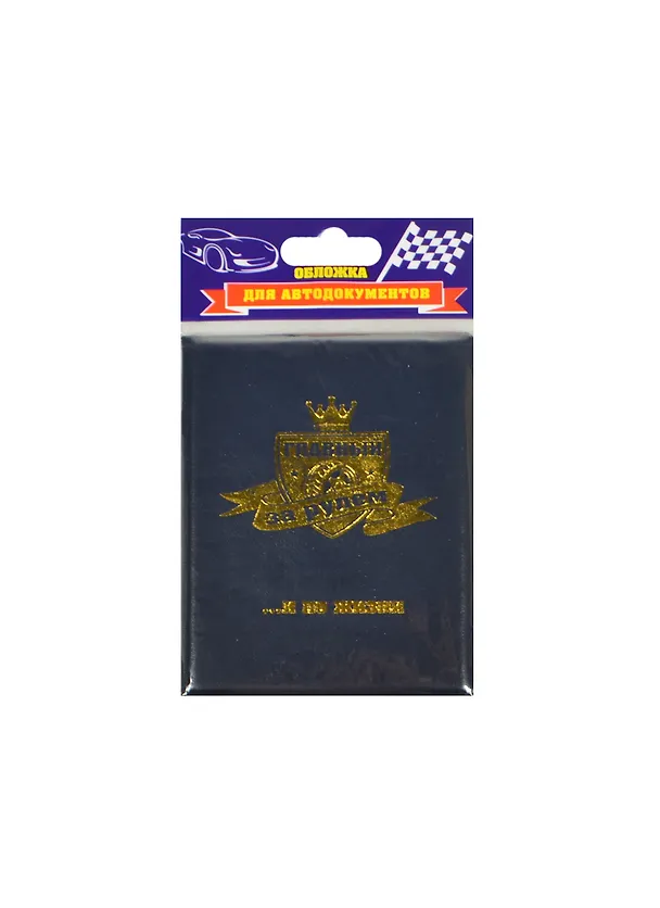 Обложка для автодокументов пластик Главный за рулем (841315) 2463767 — 1