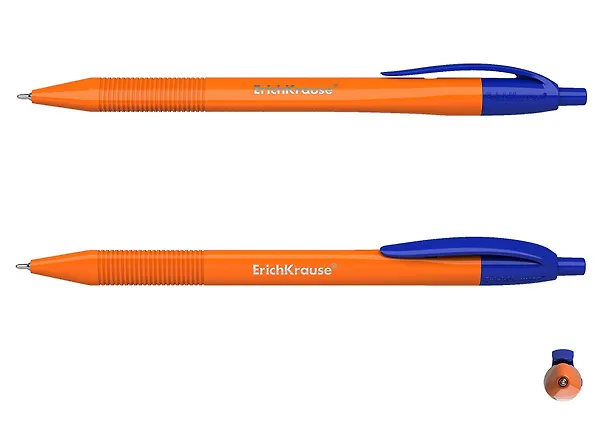 Шариковая ручка синяя автоматическая 1 мм, U-208 Orange Matic, Erich Krause 2928645 — 2