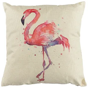 Подушка Фламинго (43х43) (текстиль)