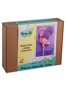 Набор для творчества StringArtLab Фламинго