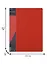 Папка 100ф А4 "STANDARD" пластик 0,8мм,  красная — 2963544 — 2