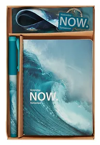 Набор канцелярский (ручка+записная книжка А6) "Yesterday NOW Tomorrow. Волна"