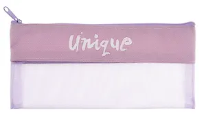 Пенал-косметичка "Стиль" нейлон сетка, ассорти