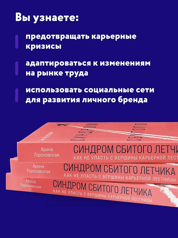 Книга Синдром сбитого летчика. Как не упасть с вершины карьерной лестницы (Арина Гороховская) — 7