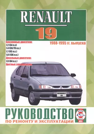 Renault 19. 1988-1995 гг. выпуска. Бензин/дизель. Руководство по ремонту и эксплуатации — 2681927 — 1