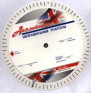 Книга Английские неправильные глаголы. Диск-вертушка ()