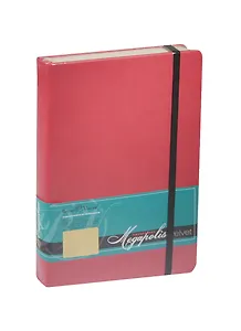 Ежедневник недат. А5 160л "MEGAPOLIS VELVET" фуксия, на резинке, иск.кожа, тонир.блок, карман, ляссе, Bruno Visconti