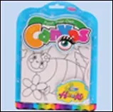 Набор Разукрась картинку (83445) (холст-трафарет+краски кисть) 2258999