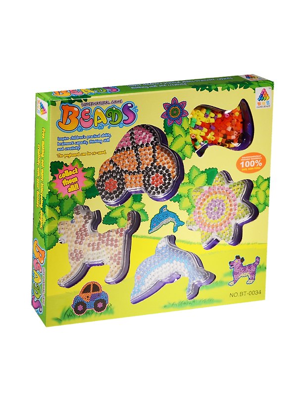 Набор термомозаик (Tz 12764) (4 шт) (710 бусин) (Beads) (6+) (коробка) (Game Beads) 2529295 — 1