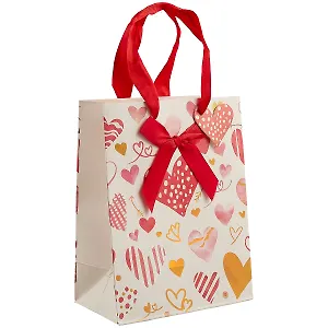 Пакет А5 23*18*10  "Little hearts" жен., бум.мат.ламинат
