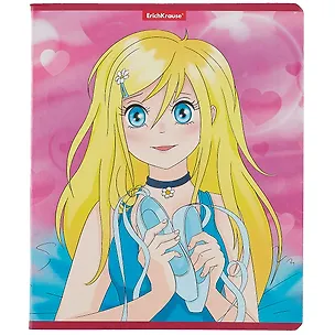 Тетрадь в клетку Erich Krause, Manga Girls, 48 листов, в ассортименте 2910183