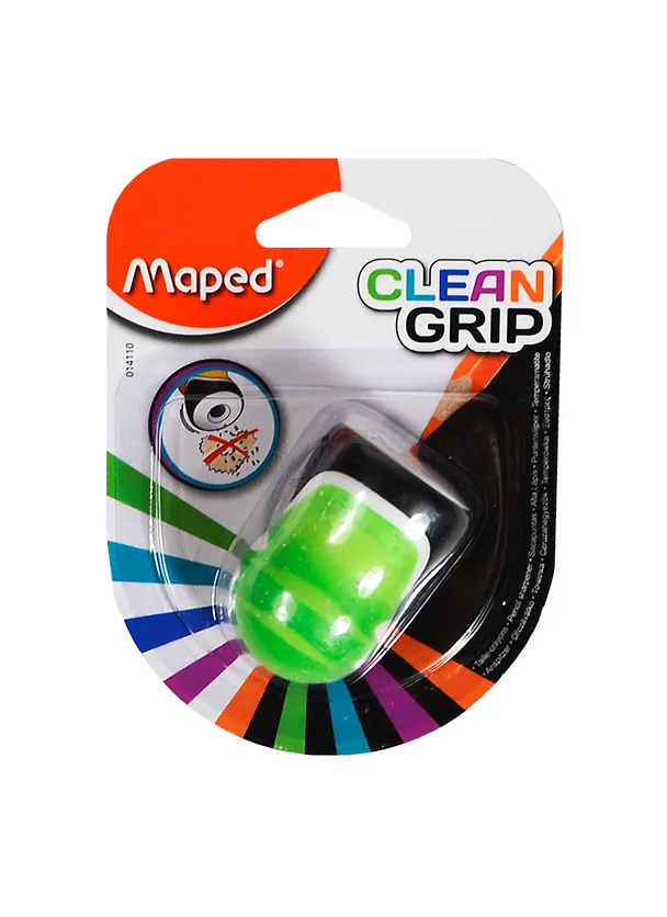 Точилка «Clean Grip», 1 отверстие, пластик, Maped 232363 — 1