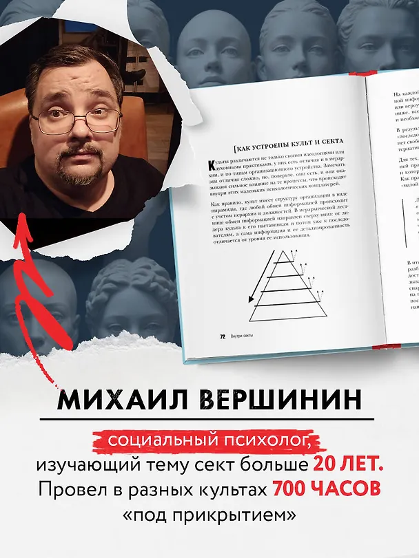 Книга Внутри секты. Почему люди попадают под влияние культов и можно ли им помочь (Михаил Вершинин) — 7