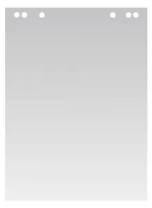 Бумага для флипчарта 20л 64*96 белая, 80г/м2, перфорация