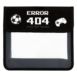 Папка для тетрадей А5 "Game error" 2отд., пластик, липучка.