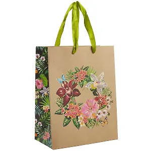 Подарочный пакет «Flowers purple», А5