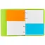 Тетрадь на кольцах «NEON GREEN» 120 листов в клетку, А5, сменный блок - Stila — 236790 — 2