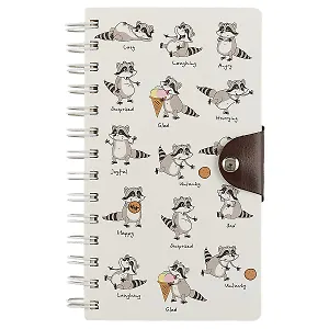 Блокнот «Raccoons life», 196 листов, 10.5 х 18.5 см
