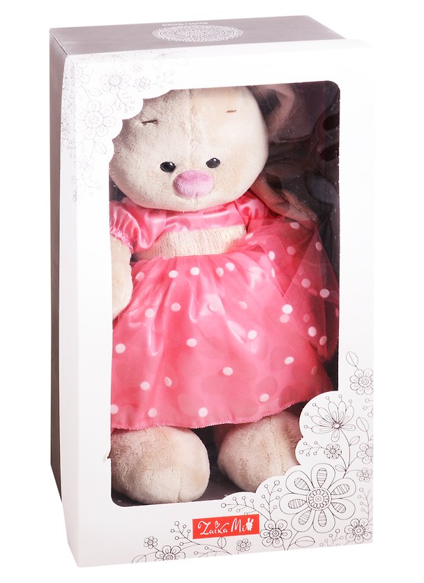 Мягкая игрушка Зайка Ми в розовом платье (32 см) (StM-405) 2832432 — 1