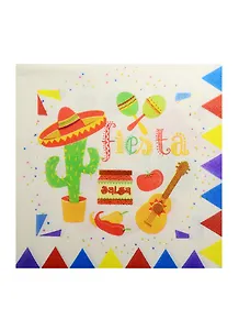 Салфетки бумажные Мексикано (1019208) (33х33см) (набор/20шт.) (Страна Карнавалия) (упаковка)