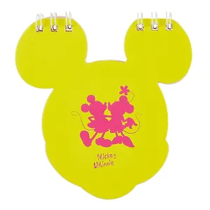 Блокнот, Полиграфиздат, Disney/Дисней Mickey & Minnie" , А7, 60 листов, вырубка, на спирали"
