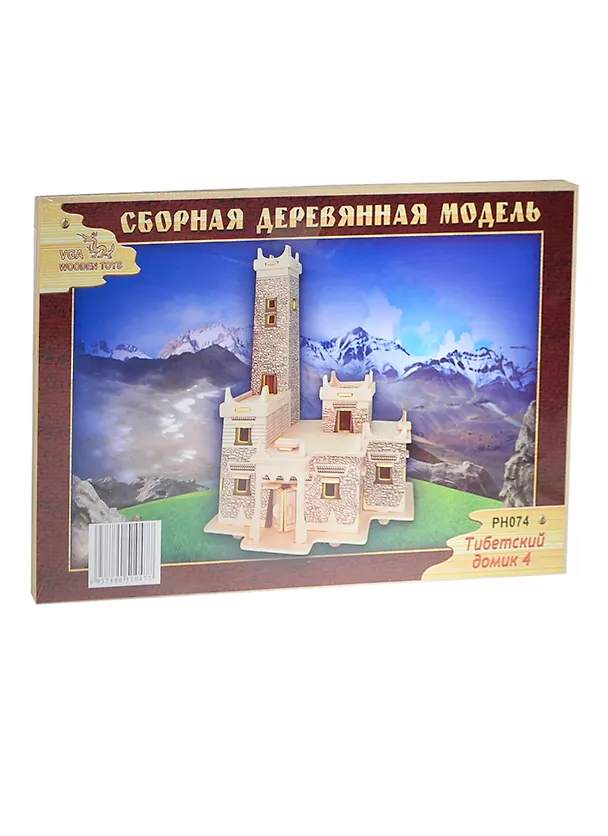 Тибетский домик 4 (PH074) (6/20) (сборная деревянная модель) 2417928 — 1