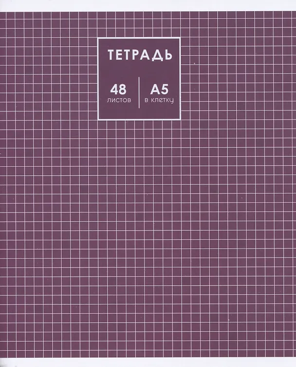 Тетрадь общая «Классика» в ассортименте, 48 листов в клетку, A5 - Listoff 2973557 — 1