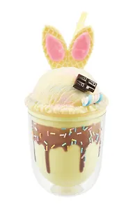Стакан Мороженое Ушки кролика (пластик) (350мл) (12-CHOUWU-YW554)