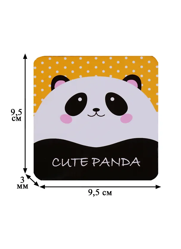 Подставка под чашку Cute panda (ПЧ2018-11) 2641582 — 2