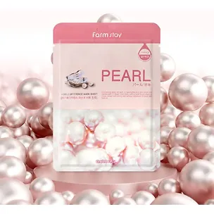 Корейская тканевая маска для лица с экстрактом жемчуга (23 мл) (3782091) 2946934