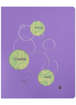 Тетрадь в клетку Listoff, "Total Lilac. Bubbles", 48 листов, в ассортименте 2900954