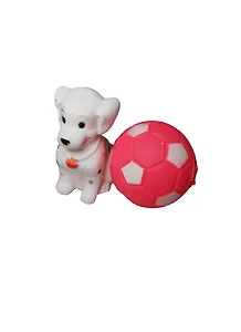 Набор для купания из резины Щенок и мяч (156633) (2шт) (пищалка брызгалка) (Веселое купание)