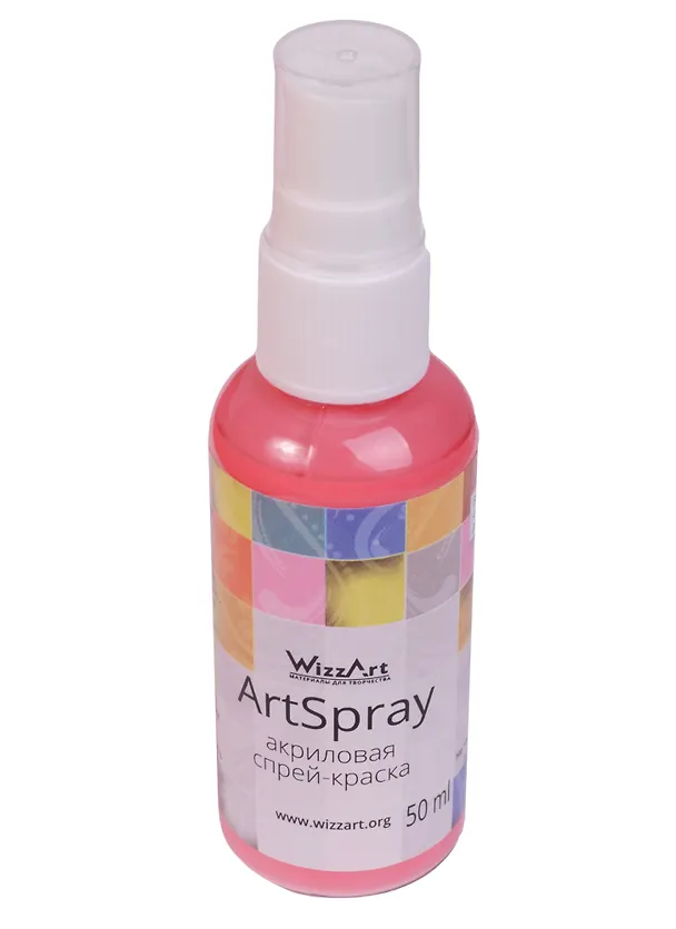 ArtSpray Акриловая спрей-краска Алый закат (ST1) (флакон) (50мл) (WizzArt) 2592626 — 3