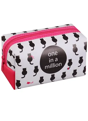 Косметичка на молнии One in a million (16х8) (ПВХ бокс) 2598138