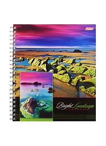 Тетрадь в клетку Hatber, "Экзотические ландшафты", 100 листов