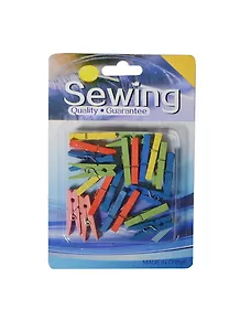 Набор прищепок для шитья (137882) (18шт) (Микс) (блистер)